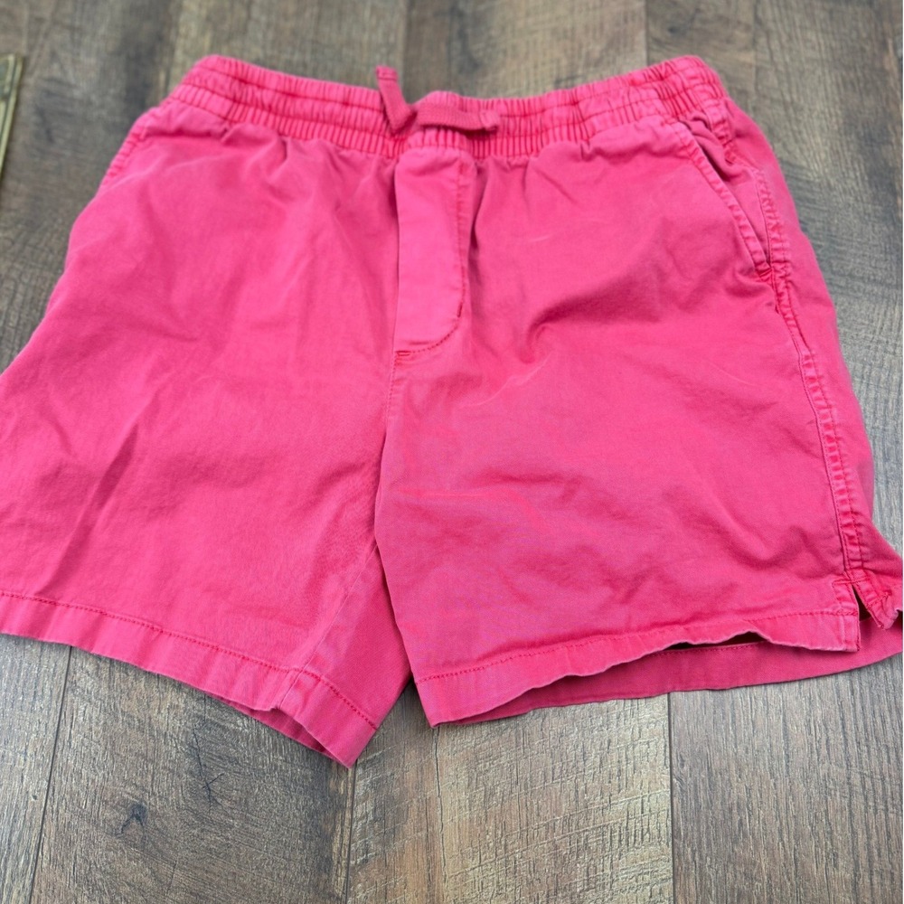 Vineyard Vines Boys Pink Elastic Waist Chino Shorts Size 18